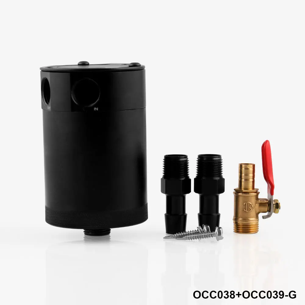 CARCHET Car дыхание маслоуловитель может 2 отверстия выхлопные отходы масла