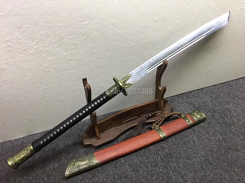 Китайский Меч кунгфу меч WuShu Da Dao T1095 из высокоуглеродистой стали закаленное