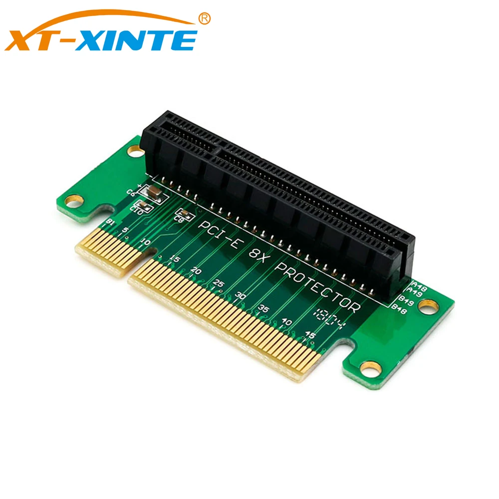 Переходная карта PCI Express 8x переходная с левым углом 90 градусов КОМПЬЮТЕРНЫЙ