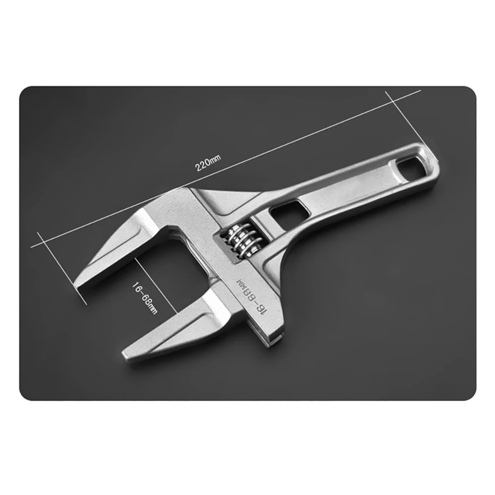 Алюминиевый сплав регулируемый гаечный ключ для ванной универсальный большой