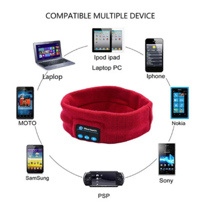 Bluetooth музыкальная повязка на голову беспроводная стерео гарнитура для спорта