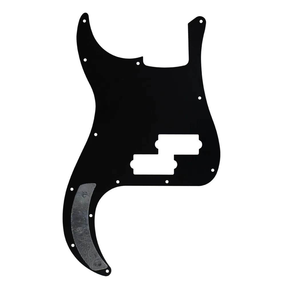 Новые 4 струны PB Bass Pickguard Pick Guard Scratch Plate Black 3 слоя и винты для FD 13 отверстий