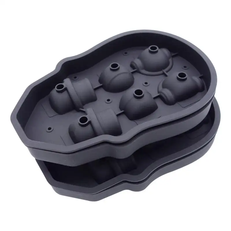 Модель 3D череп кубик льда виски хоккей мороженый силиконовая форма # W0 |