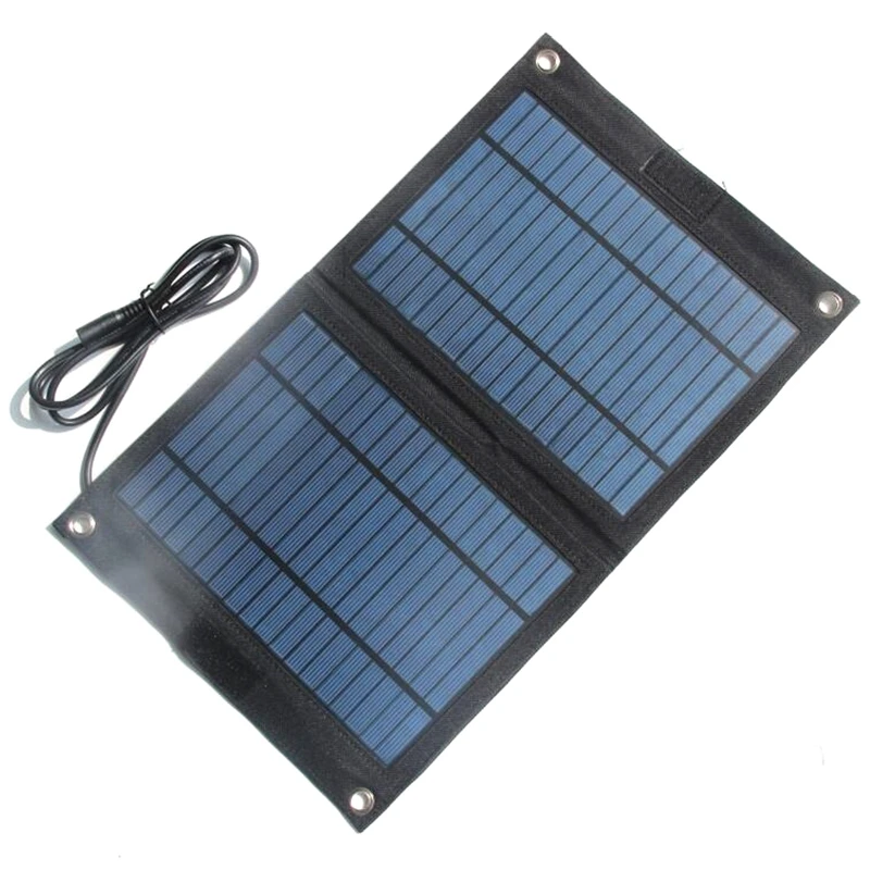 18v/12v 12w Портативное зарядное устройство для панели солнечных батарей 12v