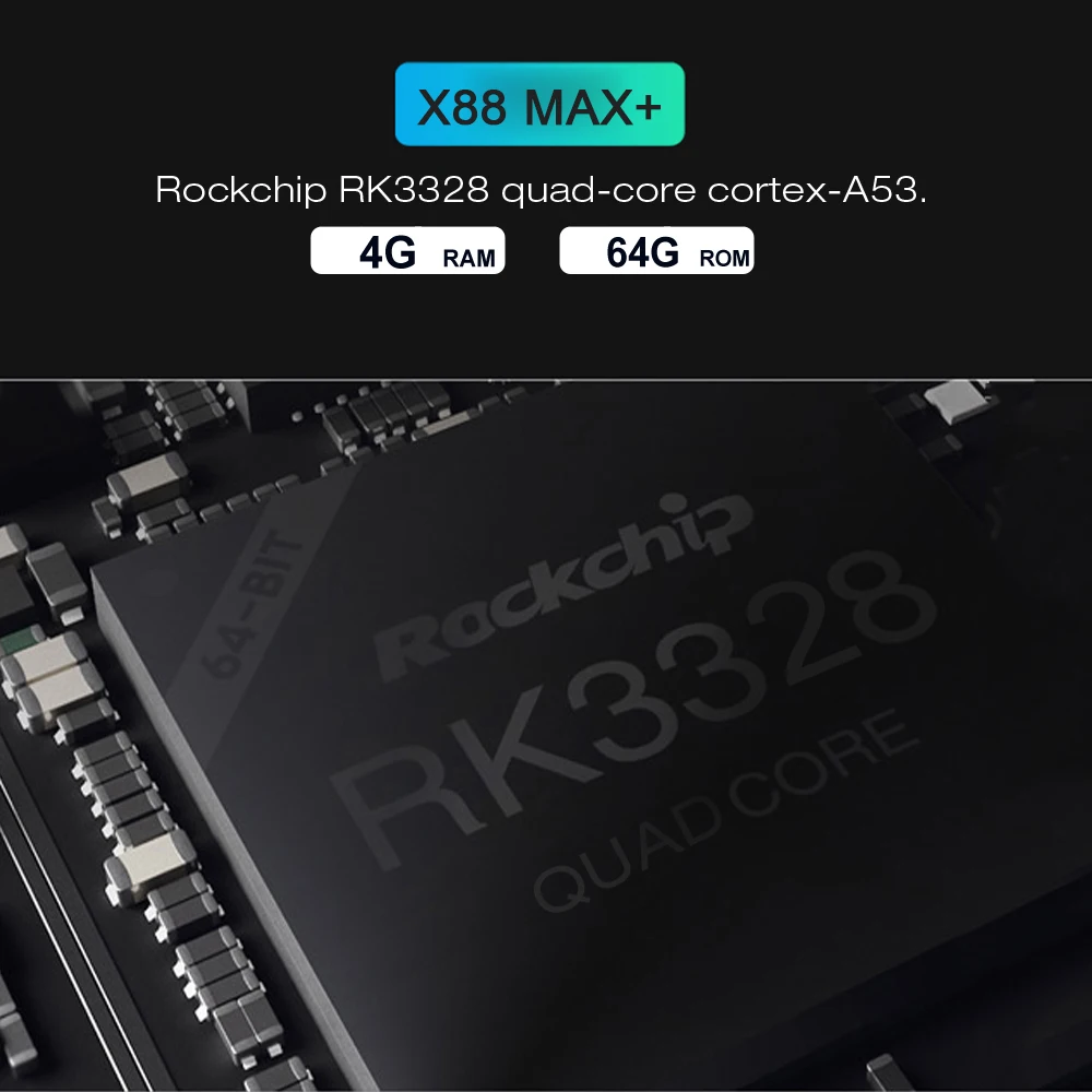 ТВ приставка X88 MAX + Android 9 0 4 64 ГБ 2 ГГц|ТВ-приставки и медиаплееры| |