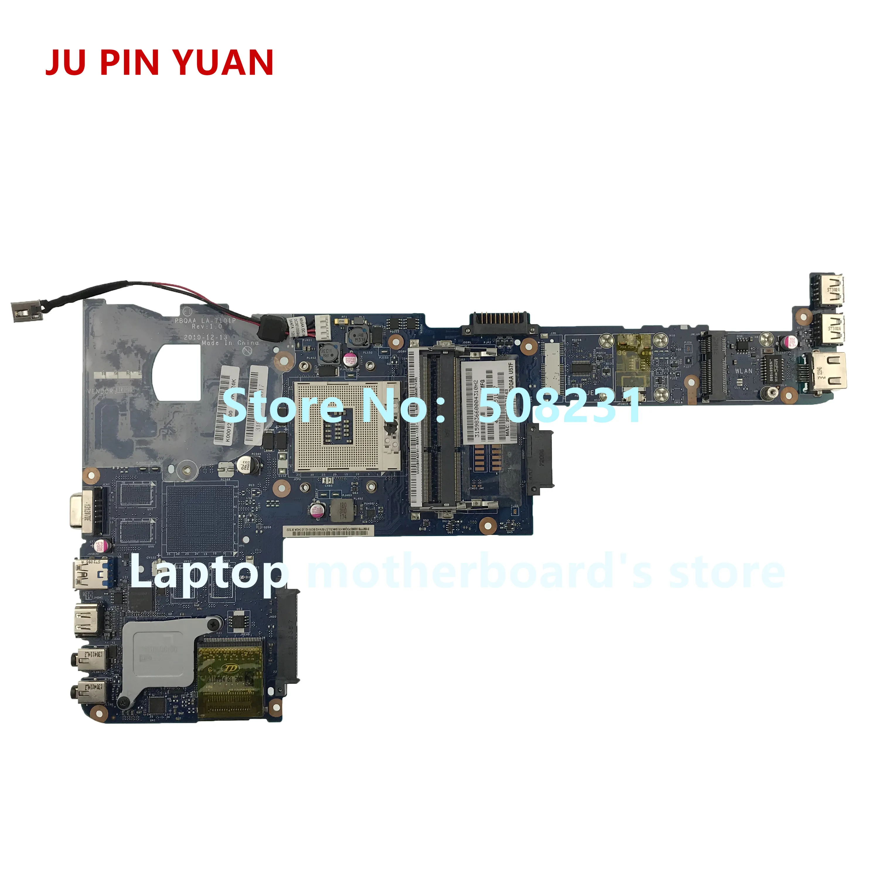 Ju pin yuan K000123400 LA-7101P материнская плата для toshiba satellite P700 P740 P745 ноутбука полностью