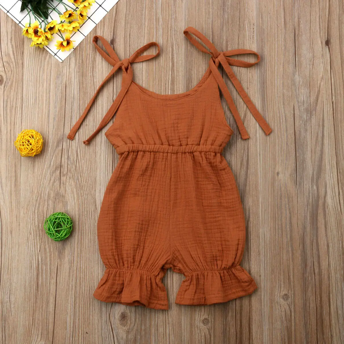 Однотонный комбинезон для девочек | Мать и ребенок