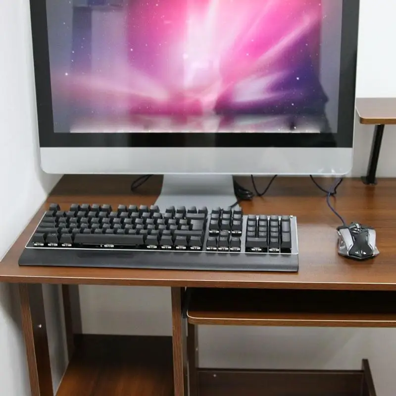 Проводная 104 ключей синий переключатель механическая клавиатура с подставкой