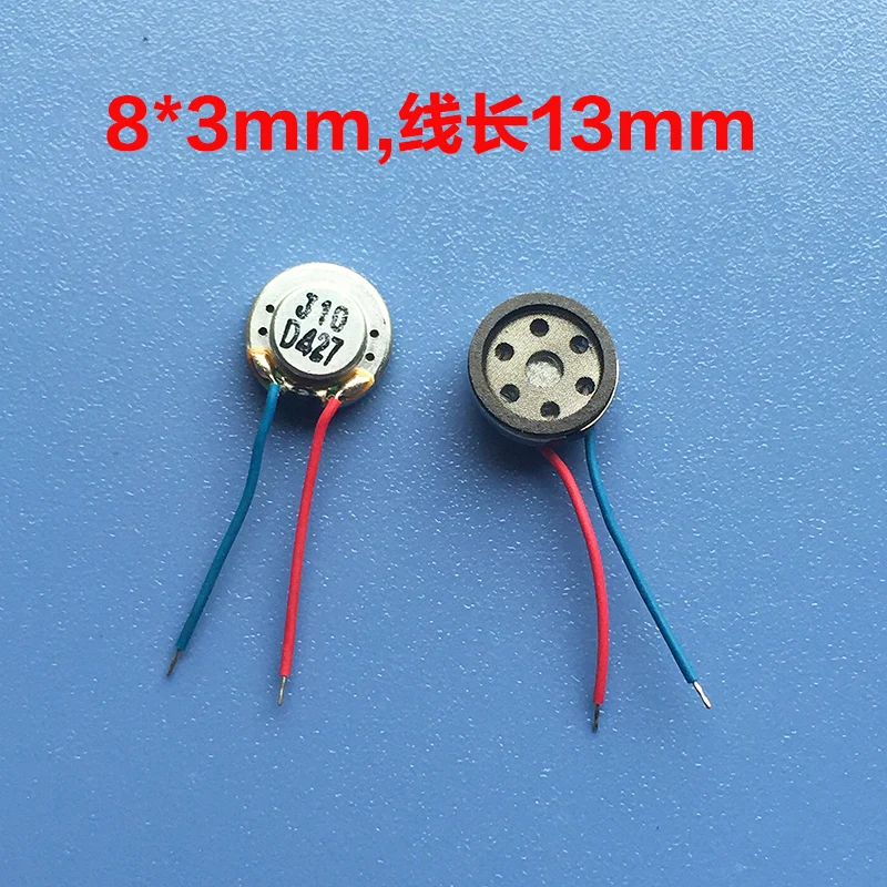 2 шт. стерео низкочастотный динамик Micro 8 мм Ом 1 Вт с Bluetooth аудиоколонка для MP3