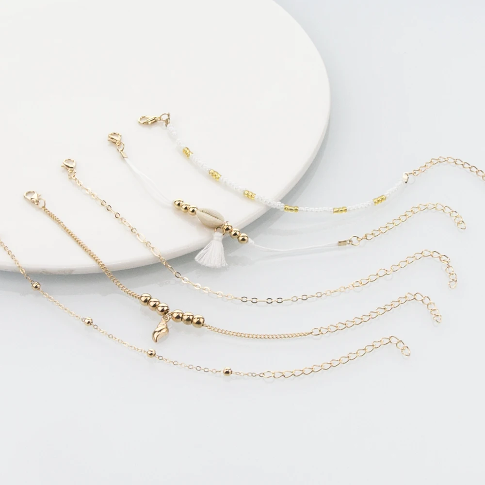 Женские браслеты ручной работы 5 шт./компл.|Цепочки и браслеты| |