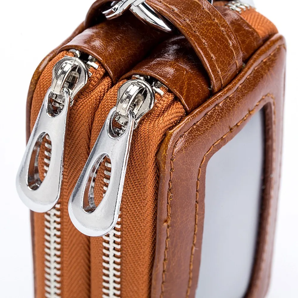 Женские кошельки для ключей из коровьей кожи органайзер женская сумка