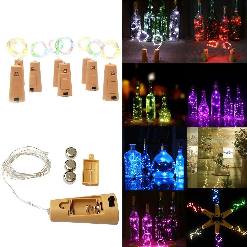 Зонд Блестящий 1 5 м струна 15 LED ночник 3x LR4 на батарейках портативная Светодиодная