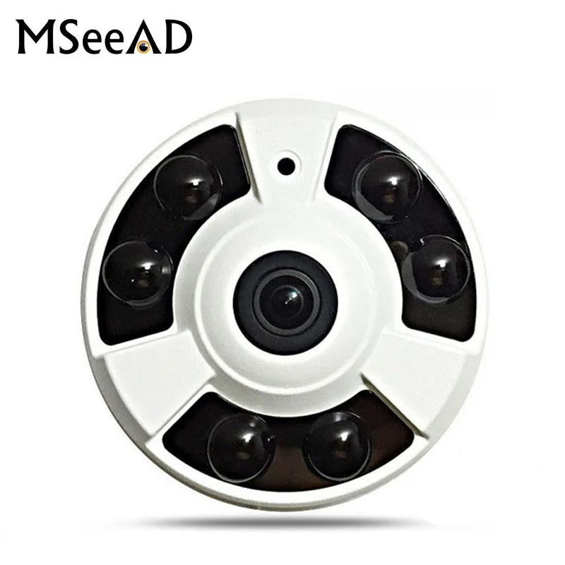 Ip-камера рыбий глаз 2.0MP 1080P 2MP 3MP 5MP панорама POE ip-камера широкий угол 1 8 мм купол