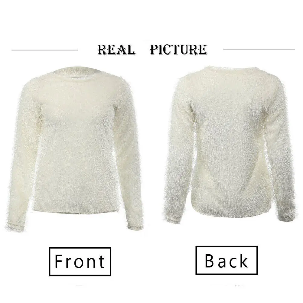 Женские трикотажные изделия кашемировый свитер теплый Джемпер Пуловер зимние