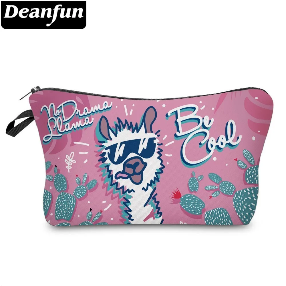 Косметичка для очков Deanfun Llama водонепроницаемая розовая косметичка хранения