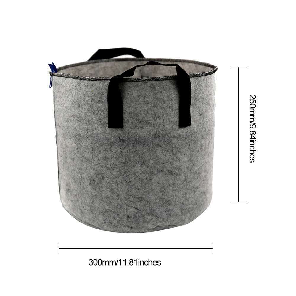 

5 Gallons Tomatoes Potato Grow Bag with Handles Zipper Flowers Vegetables Planter Grow Bags Home Garden Planting Accessories