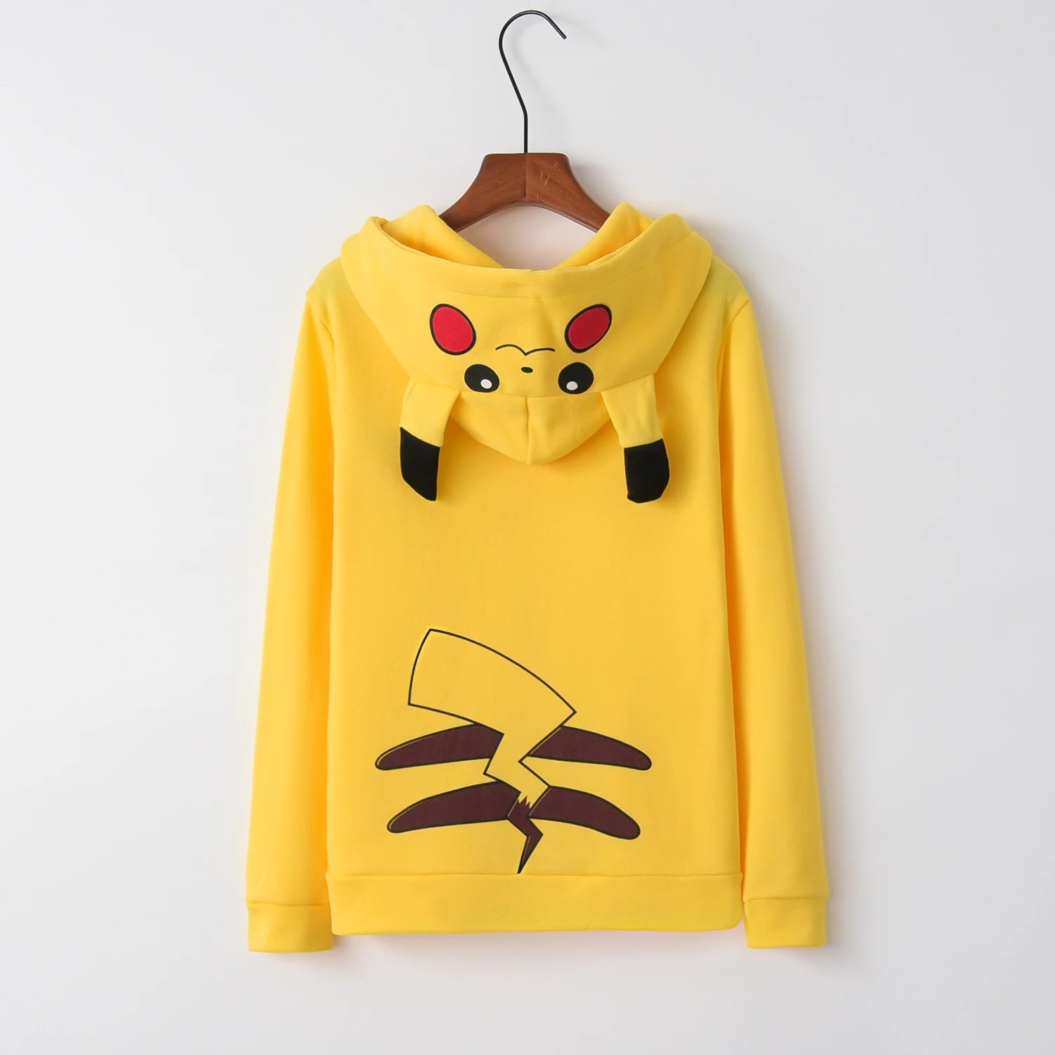 2016 Толстовка с капюшоном Pokemon Sudaderas Mujer новый костюм принтом Face Пикачу Тоторо