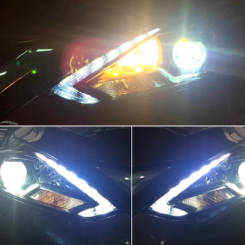 ROADOT автомобильный светильник в сборе для Nissan Sylphy 2016 led DRL Bi-Xenon объектив HID
