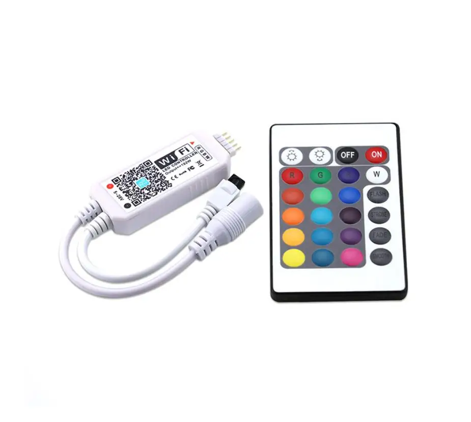 WIfi мини LED RGB пульт дистанционного управления переключатель беспроводной 24 ключа