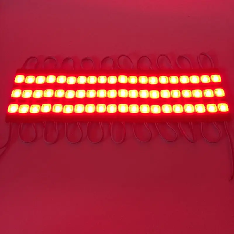 SMD 5730 3LED модуль впрыска 12В с линзами водонепроницаемые светодиодные модули супер
