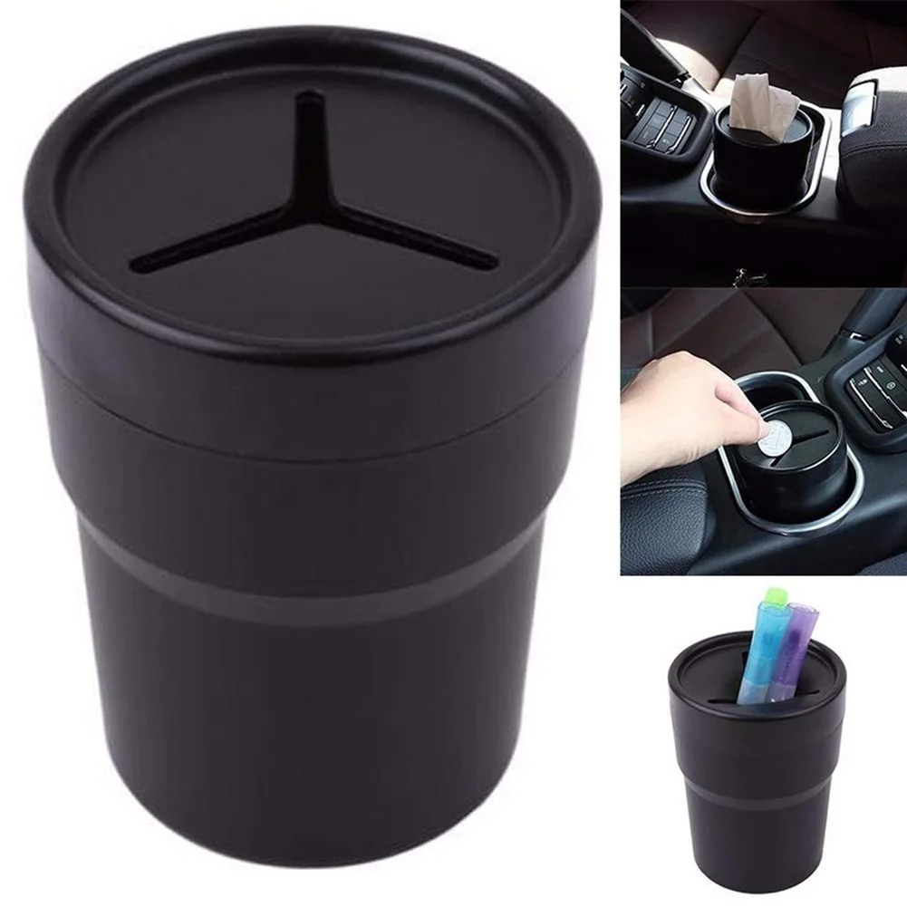 

Multifunctional Car Mini Pen Tissue Coin Holder Box Trash Bin Container Car Interior Parts