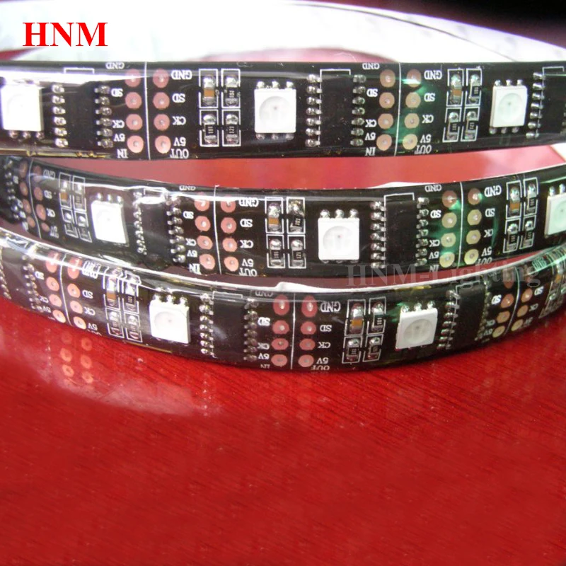 5 м 5050 SMD RGB водонепроницаемая светодиодная лента WS2801 Pixel Light 32 светодиода/м с шт. IC