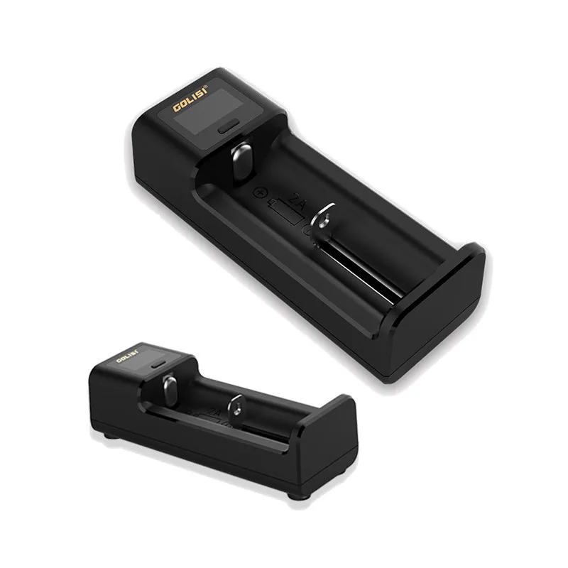 Зарядное устройство LEORY Golisi I1 с usb портом ЖК дисплей для литий ионных/Ni MH/Ni cd