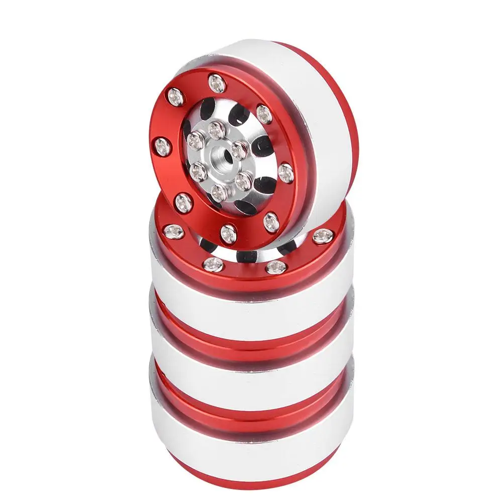 4 шт. WPL1635 RC автомобильный алюминиевый сплав Beadlock ступицы обода колеса для WPL 1/16