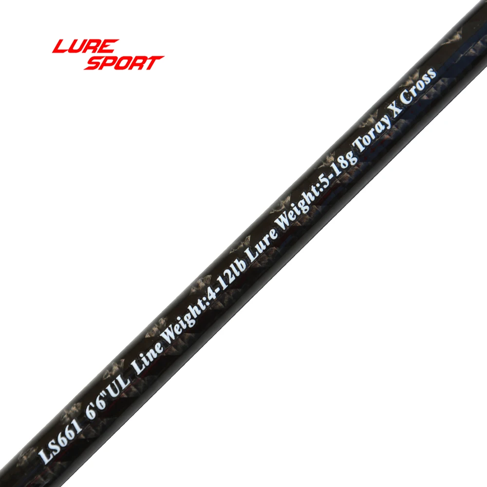 LureSport 2 шт. 1 98 м секция UL blank X cross Toray углеродная удочка Строительные Компоненты