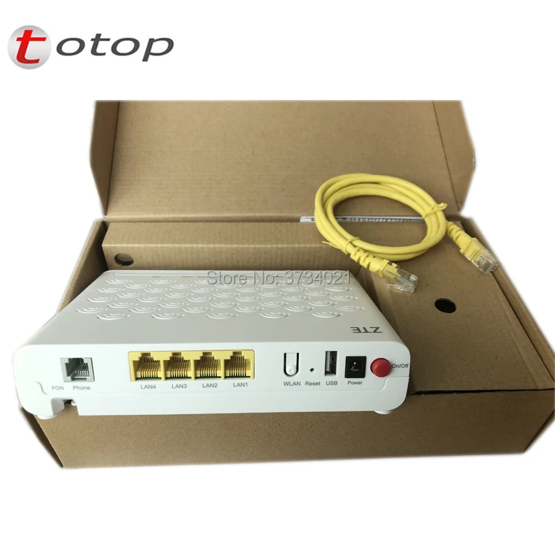 2019 Новый F660 GPON ONU 6 0 версия с 1GE + 3FE 1 горшки USB WI-FI английской прошивкой оптический