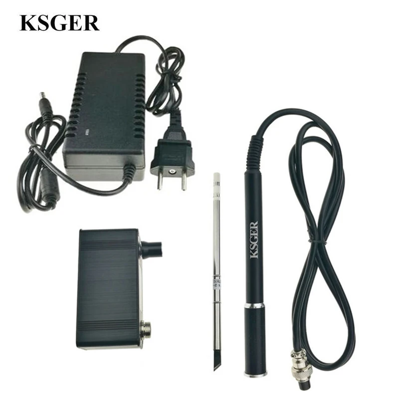 

KSGER STM32 V2.01 MINI T12, паяльная станция класса XA, Электрические паяльники с наконечниками из алюминиевого сплава, ручка 9501, новинка