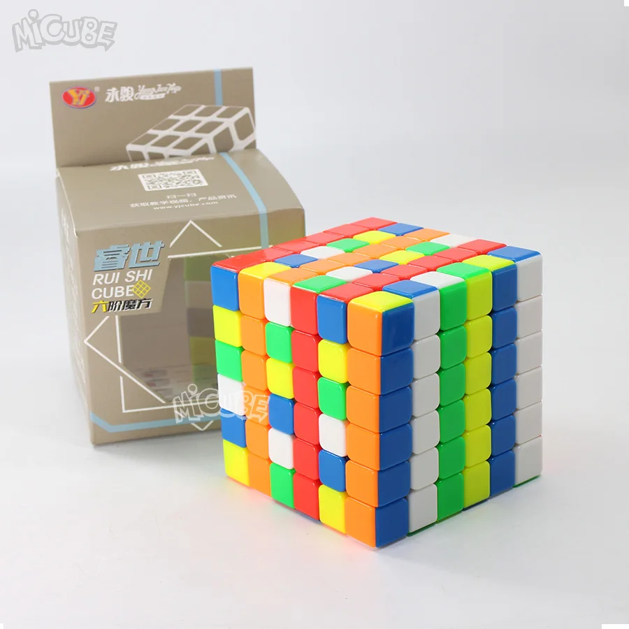 Yongjun Ruishi 6x6 куб Нео скоростной кубик головоломка без наклеек Магическая для детей