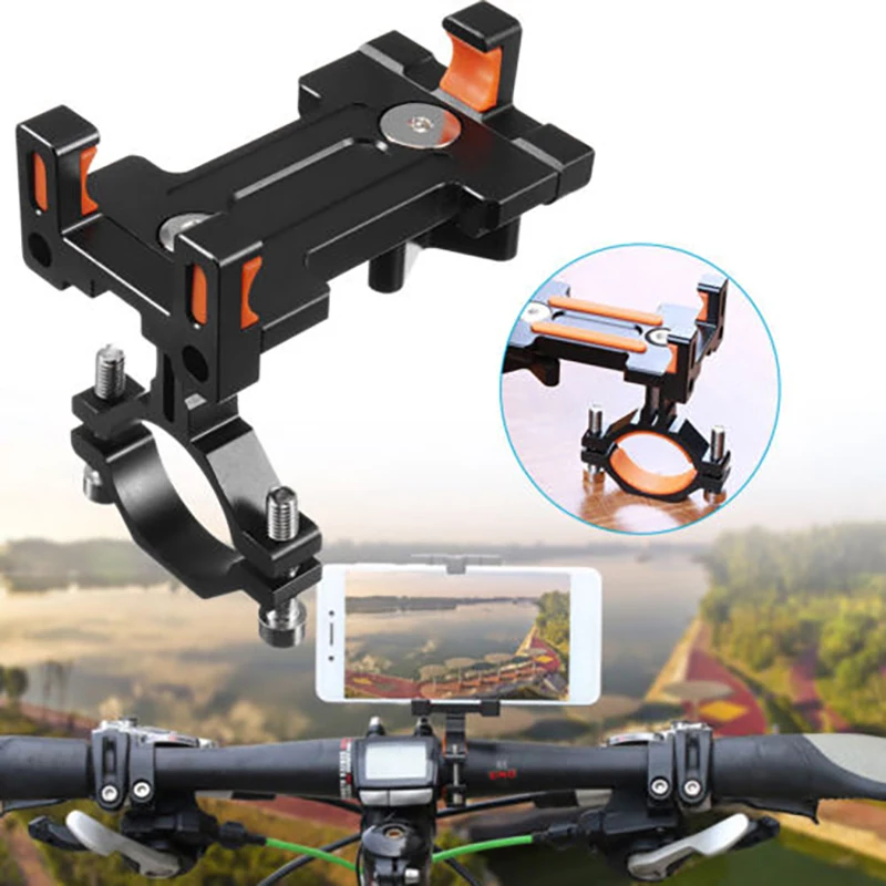 Car Motorcycle Mobile Phone Bracket Stand Aluminum Bike Bicycle MTB Handlebar Mount Holder Adjusted For Cell GPS | Автомобили и