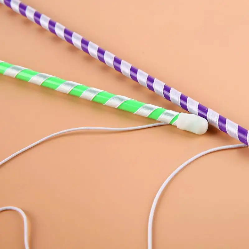 2 шт. игрушки для кошек с колокольчиками эластичный стержень интерактивный