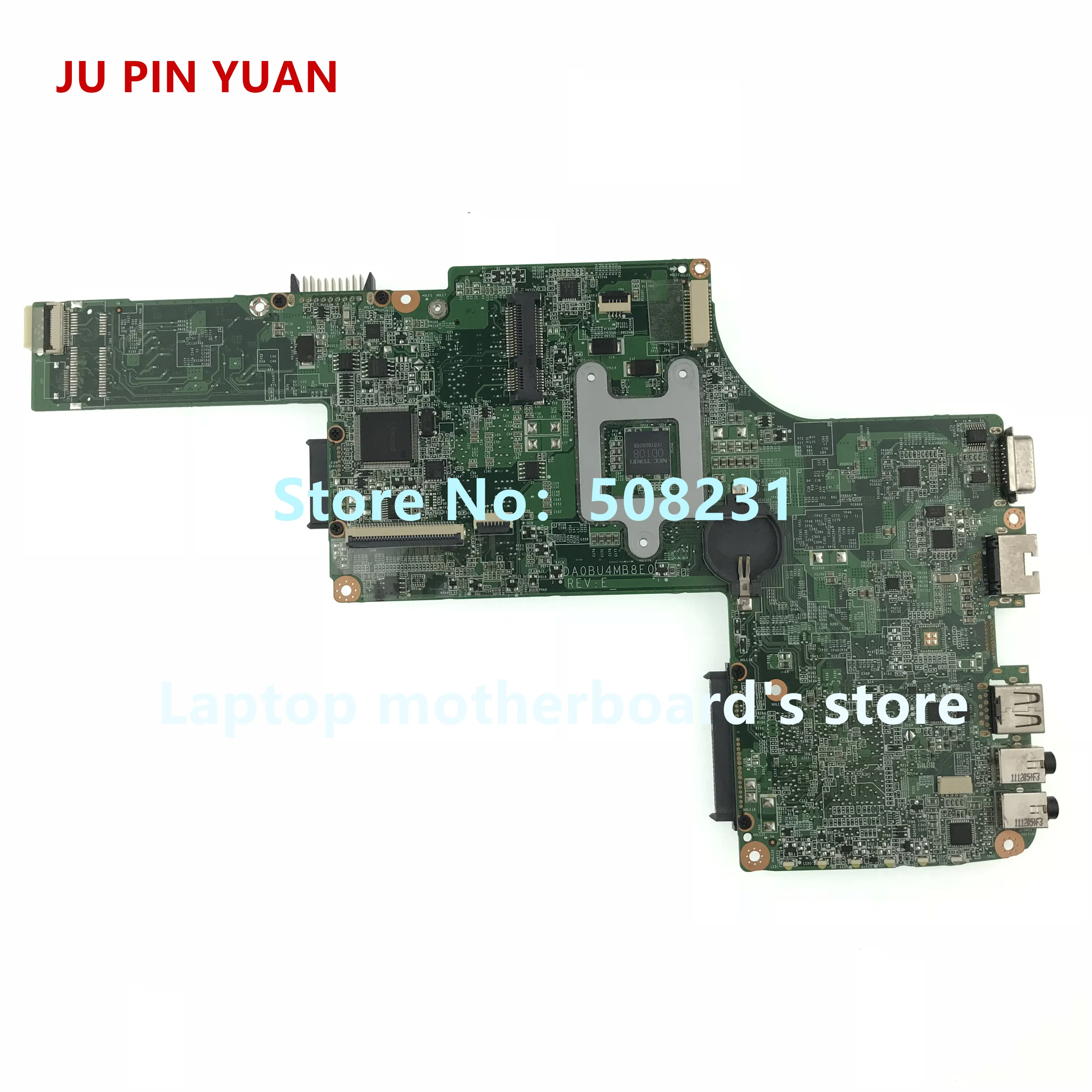 

JU PIN YUAN DA0BU4MB8E0 A000095850 mainboard for Toshiba satellite L730 L735 Laptop motherboard HM55 All functions fully Tested