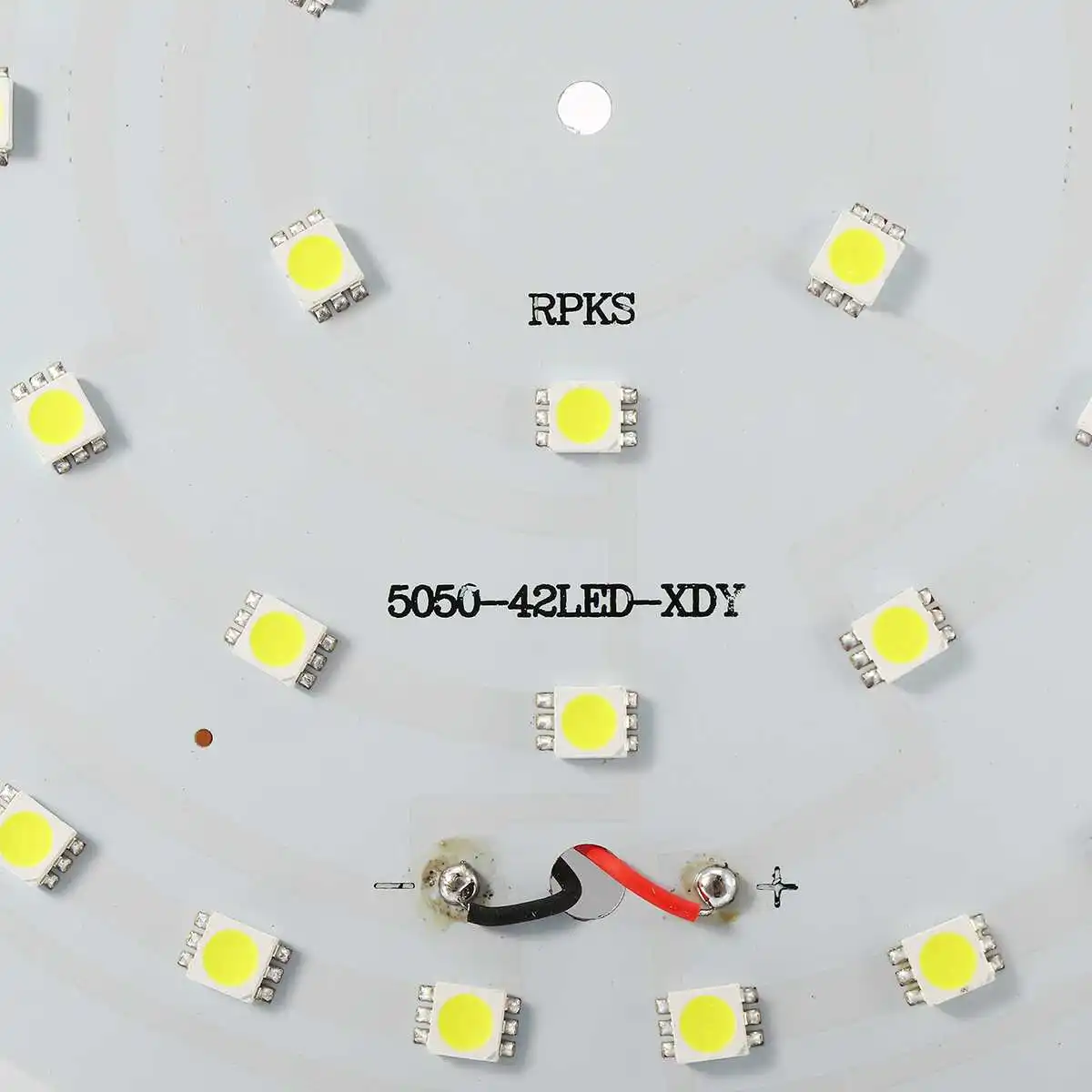 Accesorio de luz para el techo de 12V, 42 Uds., LED 6500K, blanco frío, para RV, Camper, remolque, barco, plástico redondo marino, 22x2,8 cm