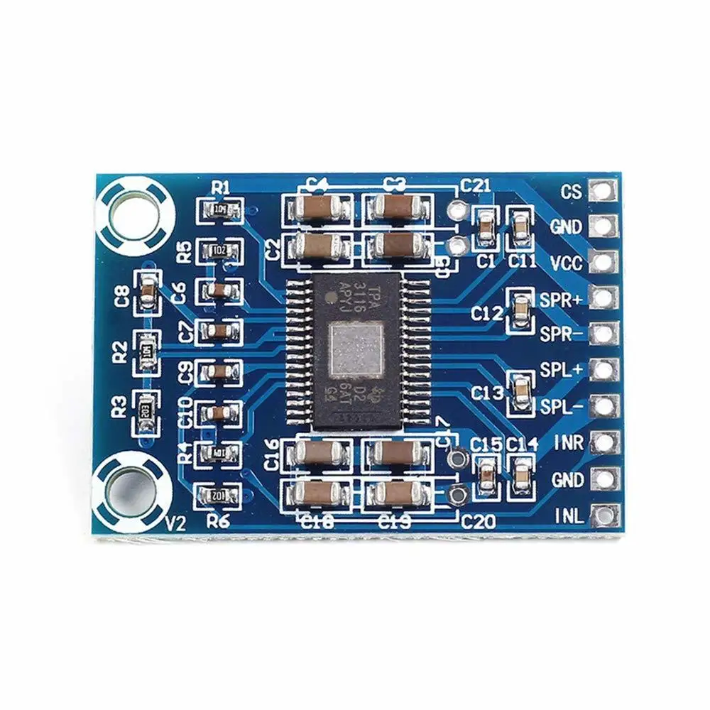 XH-M562 TPA3116D2 50 Вт + двухканальный Мини цифровой усилитель класса D Мощность Плата