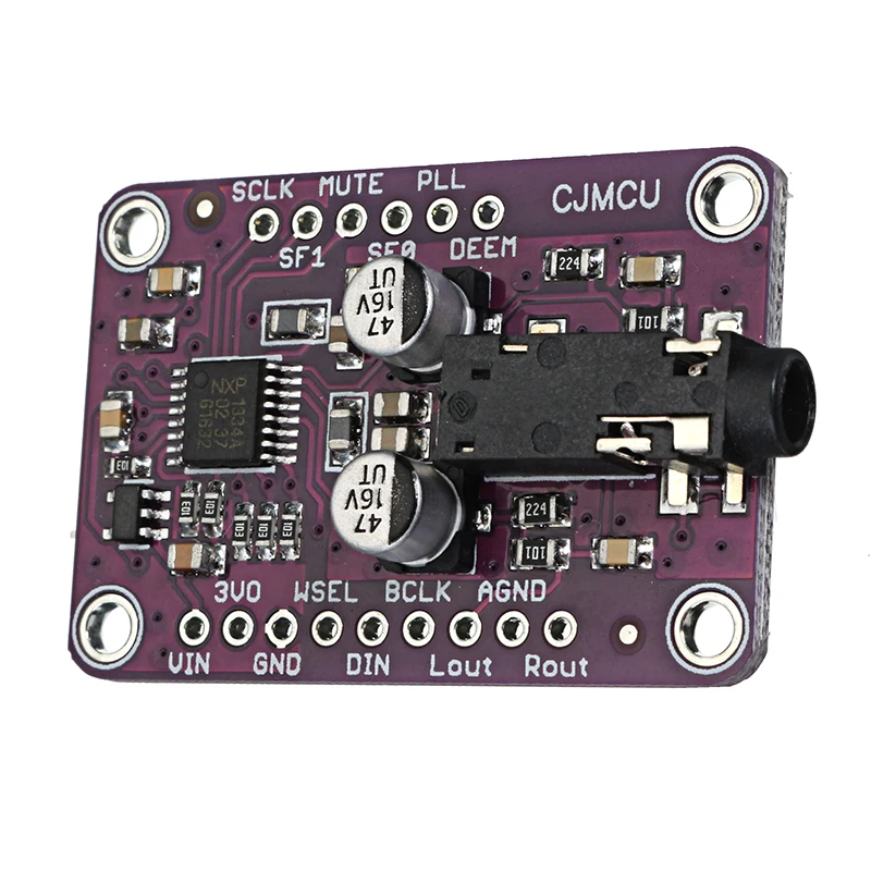 Модуль DAC CJMCU 1334 UDA1334A I2S аудио стерео декодер модуль плата для Arduino 3 V 5 V|ЦАП| |