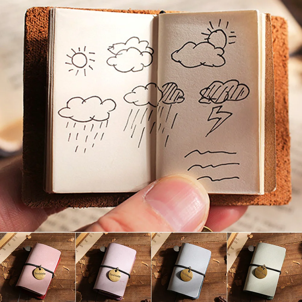 Ежедневка заметка в стиле ретро дорожный блокнот портативный мини дневник из