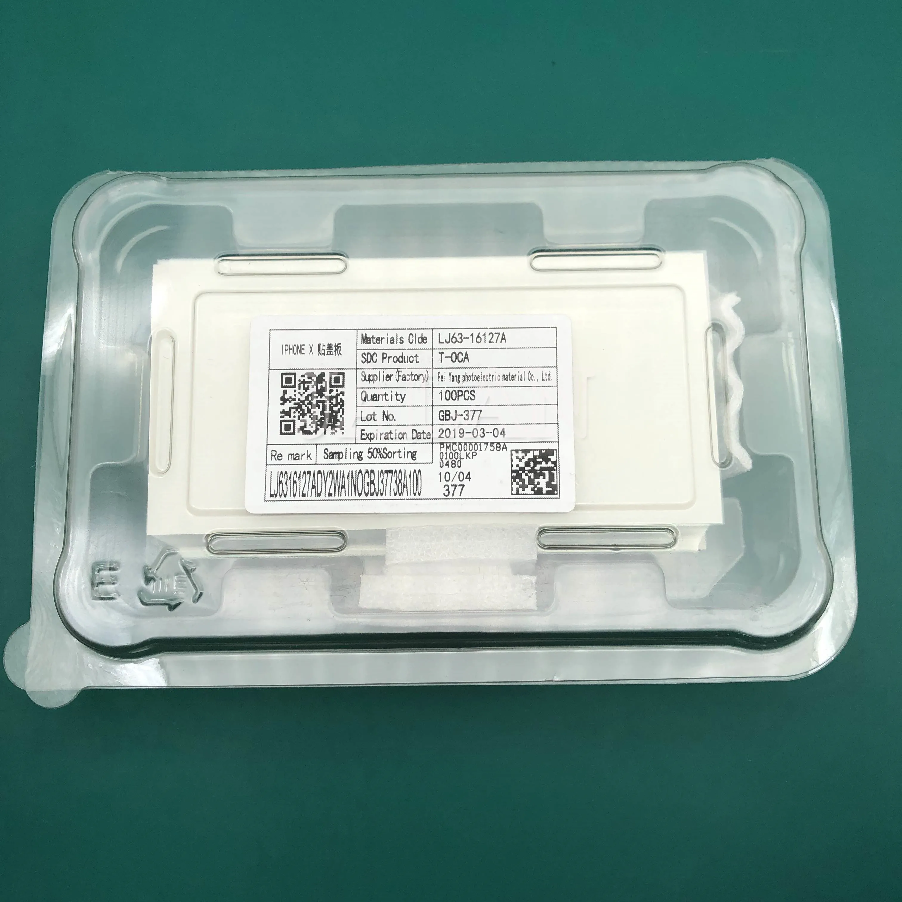 Фотоклей 125 мкм для iPhone X XS MAX XR 11 PRO MAX100PCS TOCA клейкая лента ремонт сенсорных экранов