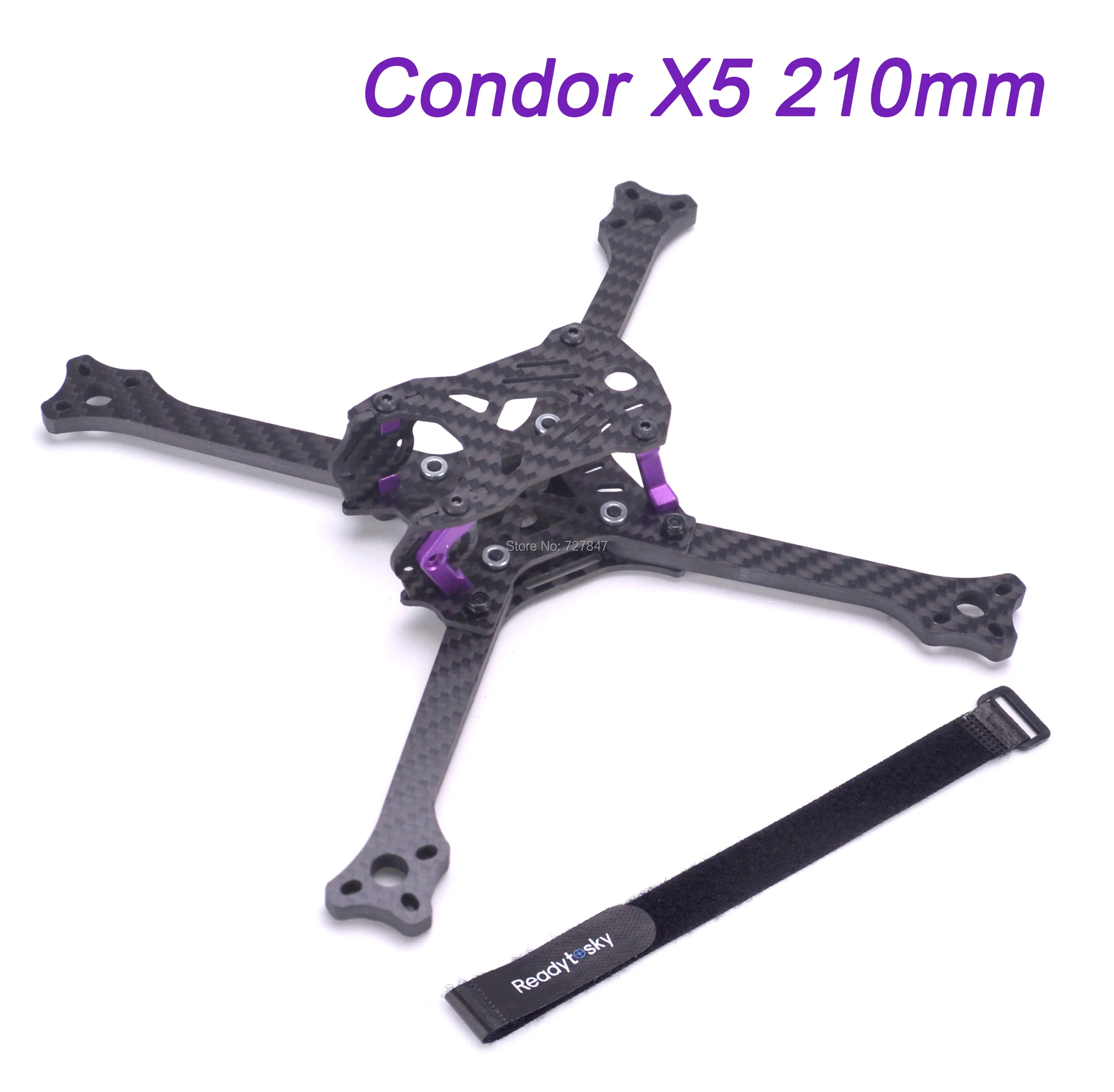 Condor 210 5 дюймов HX/trueX с мм Arms алюминиевые детали Углеродное Волокно Рамка для FPV