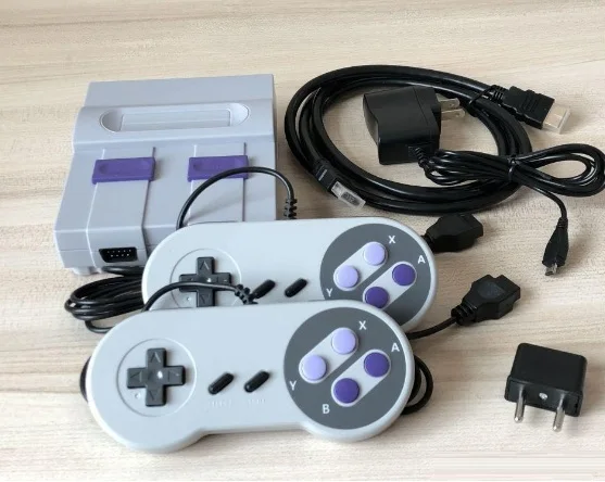 HDMI выход ТВ игровая консоль может хранить 821 игр видео портативный для SNES игровые