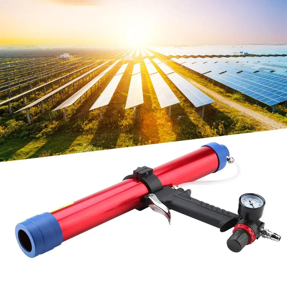 

300~600ML Adjustable Pneumatic Glass Glue Sealant Caulk Gun Cartridge Air Gun Power Tool Pneumatic Caulking Gun