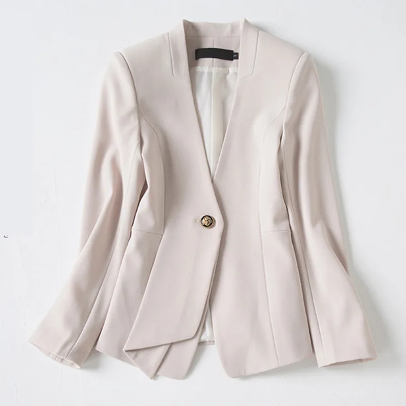 Новый способ женский офисный жакет Блейзер Femme женская официальная одежда