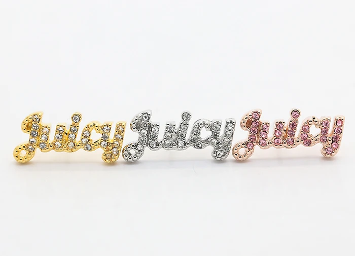 Boshuolin Juicy надпись-логотип Стандартный уха ногтей наполненный 925 Серебряные Иглы
