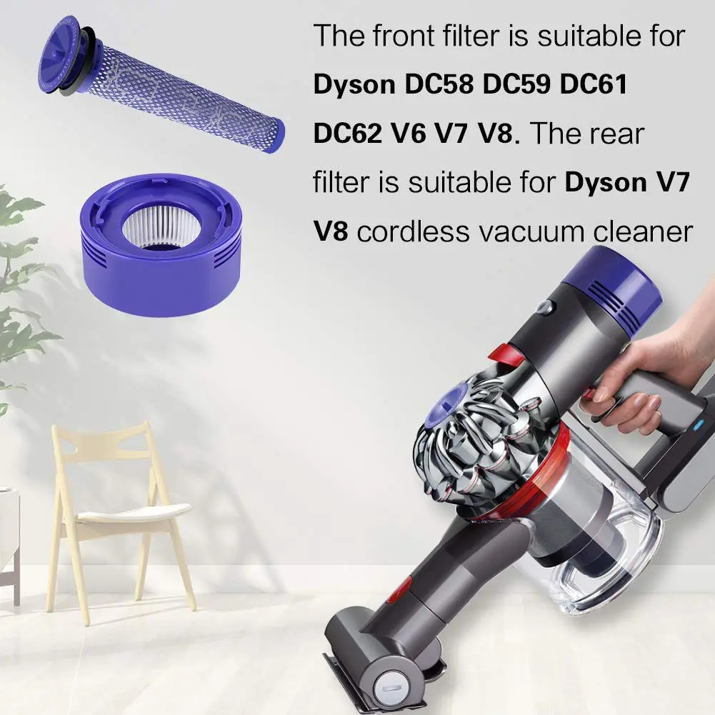Керамика и предварительно двигатель HEPA фильтры Замена для Dyson V8 V7 беспроводные