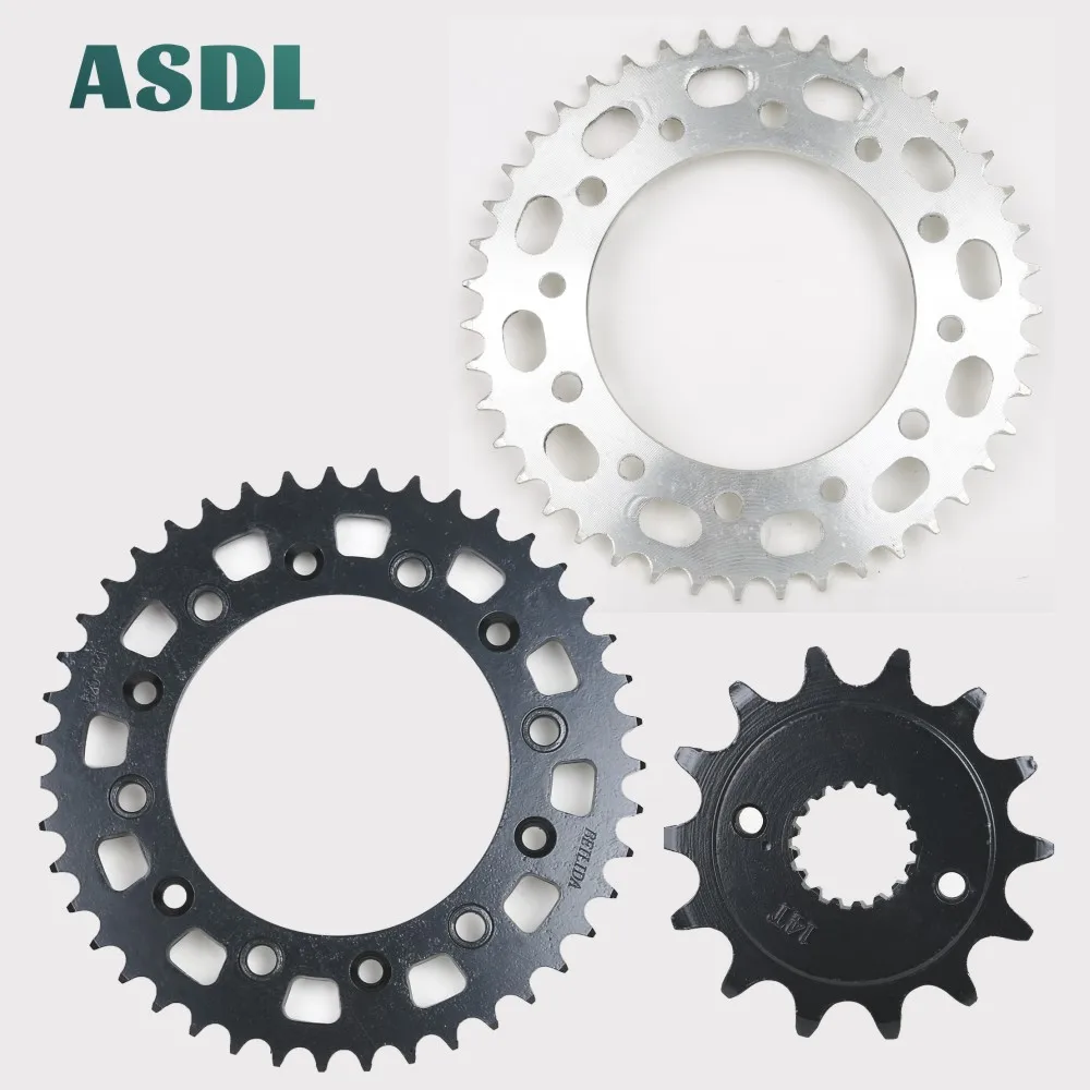 520 14T 43T Motorcycle Drive Chain and Front Rear Sprocket Kit For HONDA CR250 CR 250 1992 1993 1994 1995 2008 14 43 tooth|Наборы