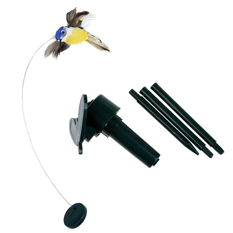 Solar Powered Flying Fluttering bird Birds Color Random |
