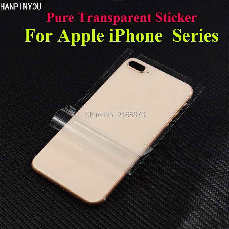 Для Apple iPhone 11 Pro X Xs Max Xr 8 7 SE 2020 полное покрытие Защитная Наклейка Чистый Прозрачный