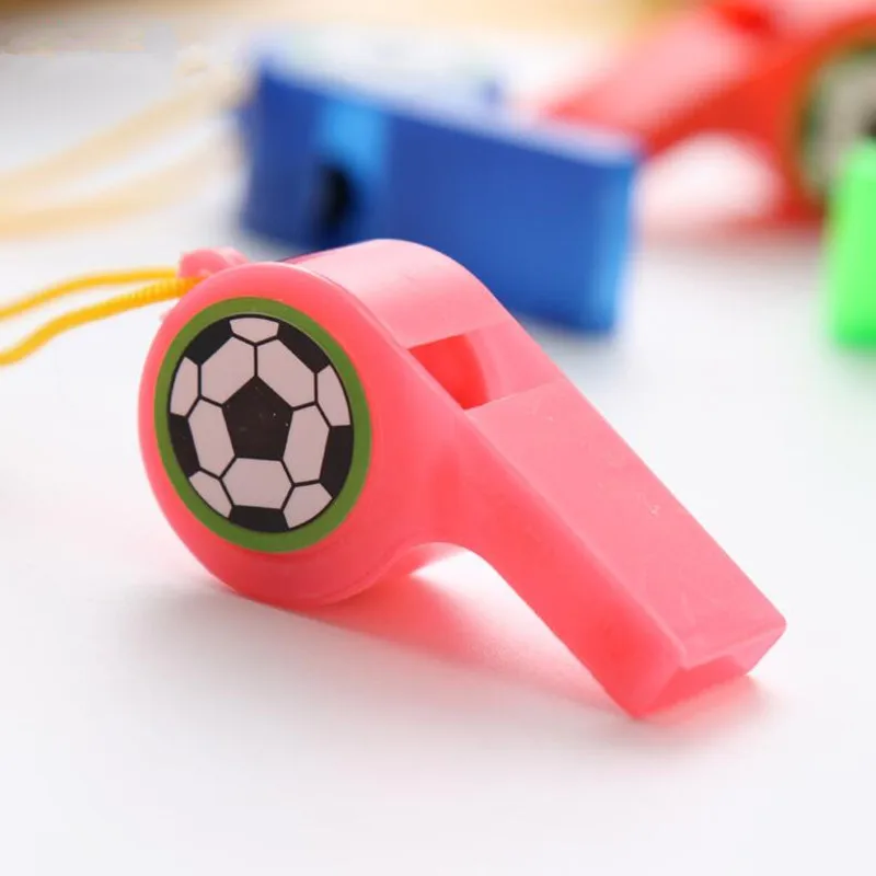 2020 New Colorful Whistle Kids Children Football Whistles Toys Noise Maker Cheer Props Birthday Party Favors Gift Supplies | Дом и сад